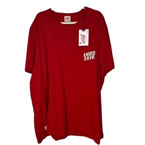 RTGB Electric Ambit Red Pocket Graphic T-Shirt Mens 4X Lightning Bolt HST205